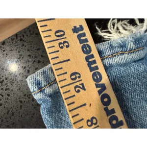 Abercrombie & Fitch 90s Straight Ultra High Rise Jeans Light Wash 30 crossover thumbnail 5