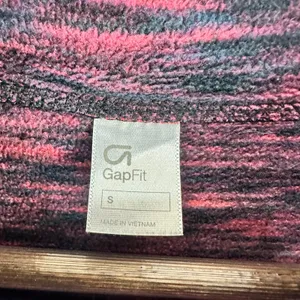 Gap Funnel Neck Hoodie Pullover S Pink‎ Space Dye Activewear Athleisure Fleece thumbnail 3