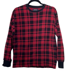 Polo Ralph Lauren‎ Waffle Knit Thermal Shirt Small Buffalo Holiday Festive Warm thumbnail 1