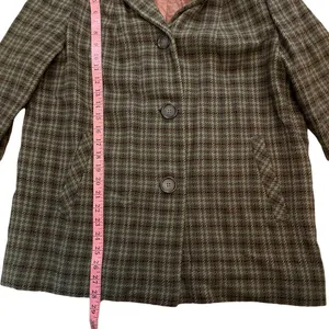 ‎Vintage Pendleton 100% Wool plaid coat thumbnail 12