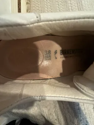 Birkenstock Bend Low White Leather Sneakers Size 38 thumbnail 6