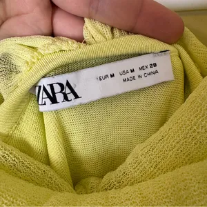 Zara Knit Maxi Dress Light Yellow Size M thumbnail 5