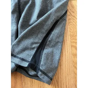 Lululemon Train Times Shorts 6" Size 4 - HeathereD Black Gym Run Hike Train Yoga thumbnail 6