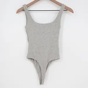 Naked Wardrobe Mens Heather Gray Scoop Neck Sleeveless Thong Bodysuit L thumbnail 6
