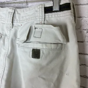 Vintage Abercrombie and Fitch Tan Cargo Utility Flare Jeans thumbnail 6