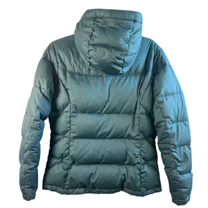 Columbia‎ Down Puffer Jacket Teal Blue Green Quilted Hooded Winter Coat Womens S thumbnail 2