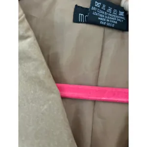 Mark Alan Tan Suede Leather Blazer‎ Jacket Two Button Western Yoke RN 96518 thumbnail 3
