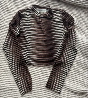 sheer going out top Brown Size M thumbnail 1