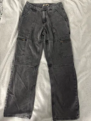 Black cargo pants Size 10 thumbnail 1