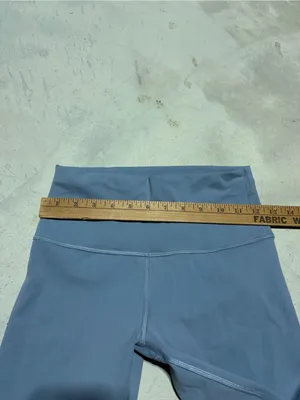Lululemon Wunder train high rise crop 6 blue thumbnail 5