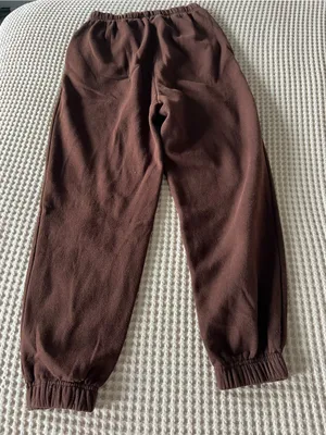 Brown Fleece Jogger Pants thumbnail 3