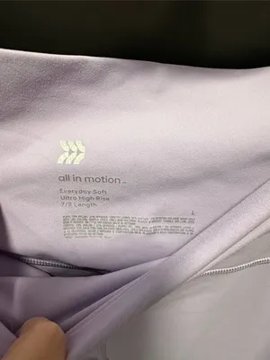 All In Motion Target Lavender 7/8 leggings thumbnail 5