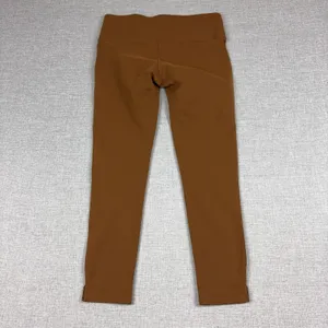 Spanx Leggings Womens L Brown Ankle Microfleece Shaping Stretch Comfort thumbnail 4