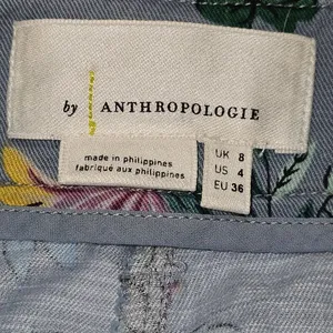 Anthropologie Womens Blue Victoria Floral‎ Cargo Pants 4 thumbnail 4