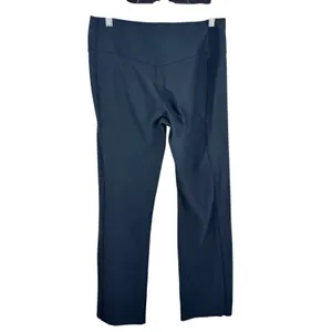 Nike Dri-Fit Black Straight Leg Mid Rise Athletic Pull On Leggings Size L‎ Long thumbnail 2