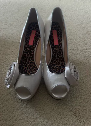 Betsey Johnson Heels silver thumbnail 2