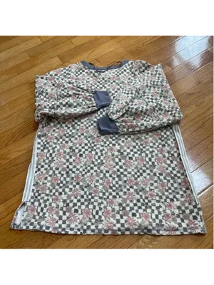 FP We The Free Coastal Printed Crew Tunic Dress in Terracotta Combo Size Medium thumbnail 11