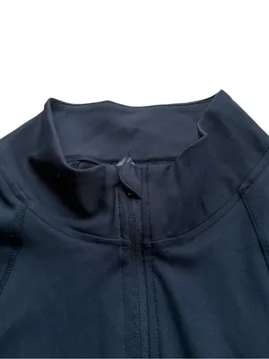 Laundry by Shelli Segal XL Black Full Zip Track Jacket Thumbholes Activewear thumbnail 5