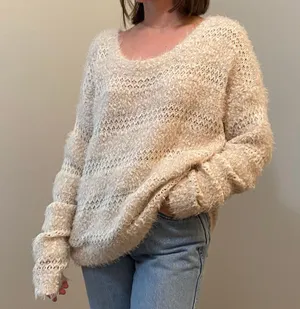 Charlotte Russe Oversized Scoop Neck Sweater thumbnail 1