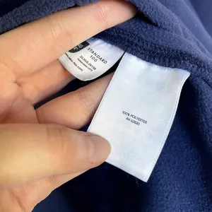 Lands' End‎ blue fleece sweater pullover quarter zip women's size XL comfortable thumbnail 5