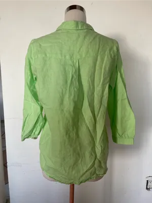 Embroidered Light Green Button thumbnail 2
