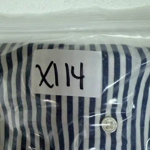 Old Navy M Oversized Striped Boyfriend Shirt Cotton Long Sleeve Button Down Top thumbnail 13