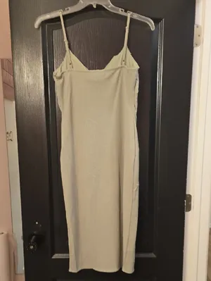 Derek Heart Sage Green Tie-Front Midi Dress thumbnail 3