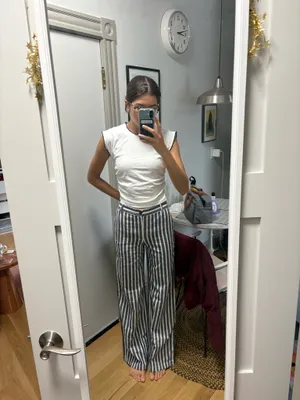 Striped Madewell Zoe pant thumbnail 3