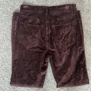 We The Free Free People Brown Velour Skinny Jean thumbnail 3