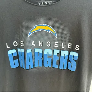 Los Angeles Chargers off-the-shoulder tee thumbnail 2