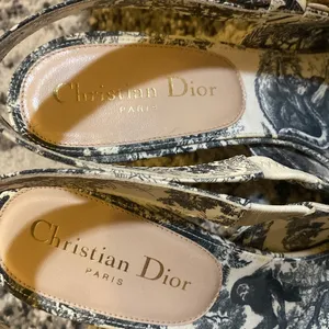 Christian Dior Toile de Jouy Slingback Sweet-D Pumps size 38 thumbnail 8