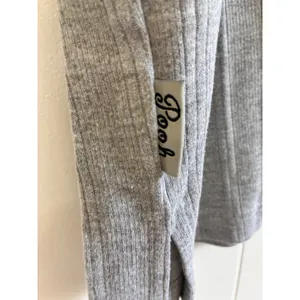 Disney Winnie the Pooh Piglet Gray Ribbed Henley Short Sleeve Womens 14/16W thumbnail 4