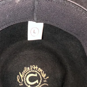 CHARLIE 1 black felt cowboy western hat size large thumbnail 8