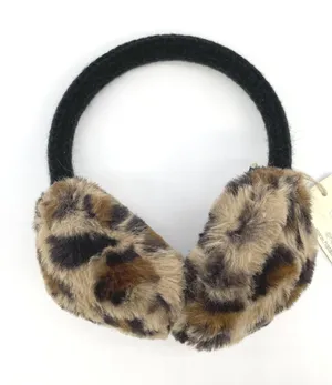 Hat Attack Womens Faux Fur Leopard Earmuffs One Size Mob Wife Winter Accessory thumbnail 1