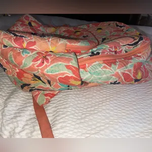 Vera Bradley Floral Cotton Quilted Women's Backpack AS IS thumbnail 6