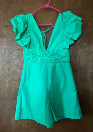 Day and Moon romper Green thumbnail 1