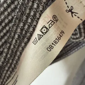 Intimately Free People Grey‎ Striped V-Neck Thermal Long Sleeve Top OB1836479 M thumbnail 5
