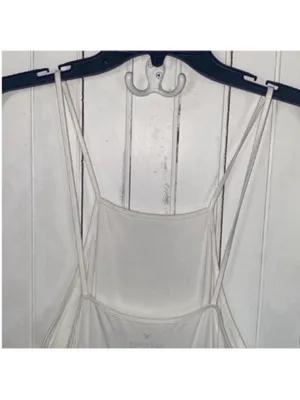 American Eagle Outfitters Soft & Sexy Bodysuit White Size L thumbnail 8