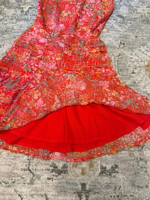 Sky to Moon Mini Red Boutique Dress thumbnail 3