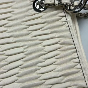 Jessica Simpson Ivory Quilted Ruched Shoulder Bag‎ Women's Casual Elegant thumbnail 10