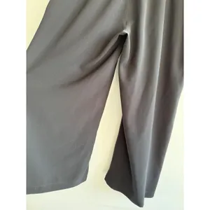 Lululemon On the Fly Wide-Leg 7/8‎ Pant Black High Rise Cropped Trouser 12 flaw thumbnail 3