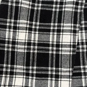 Hollister Black and White Asymmetrical Plaid Mini Skirt thumbnail 3