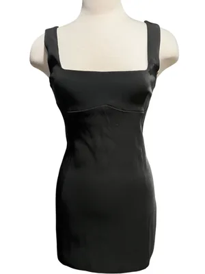 MESHKI Nikki black mini dress Size Medium NWT thumbnail 4