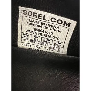 Sorel Kinetic Lite‎ Lace Sneakers Black/White Shoes NL3516-010 Women’s Size 8.5 thumbnail 8