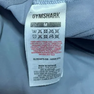 Gymshark Women's Blue Sleeveless Activewear Workout Sports Bra Crop Tank Top M thumbnail 3