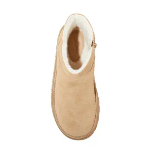 NWT Universal Thread Womens May Faux Suede Booties 91791701 Tan Brown 8M thumbnail 3