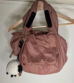 See By Chloe Joyrider Puffy Nylon Shoulder Bag- dark blush thumbnail 1
