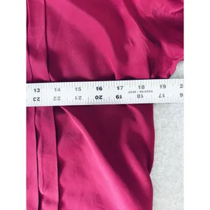 Vintage Maggy London by Jeannene Booher 100% Silk Dress 12‎ Magenta Pink Classic thumbnail 13