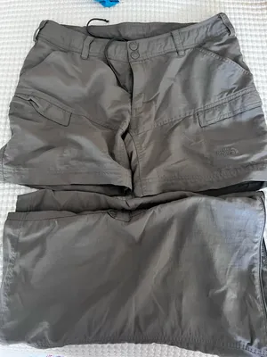 The North Face Convertible Cargo Shorts/Pants- Slate Gray Size 14 thumbnail 1