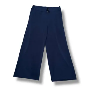 SPANX Wide Leg Cropped Pants Navy‎ Blue 3X Comfort Stretch thumbnail 2